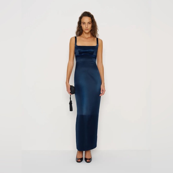 Reformation Dresses & Skirts - Reformation Ambre Silk Dress Wedding Guest Dress